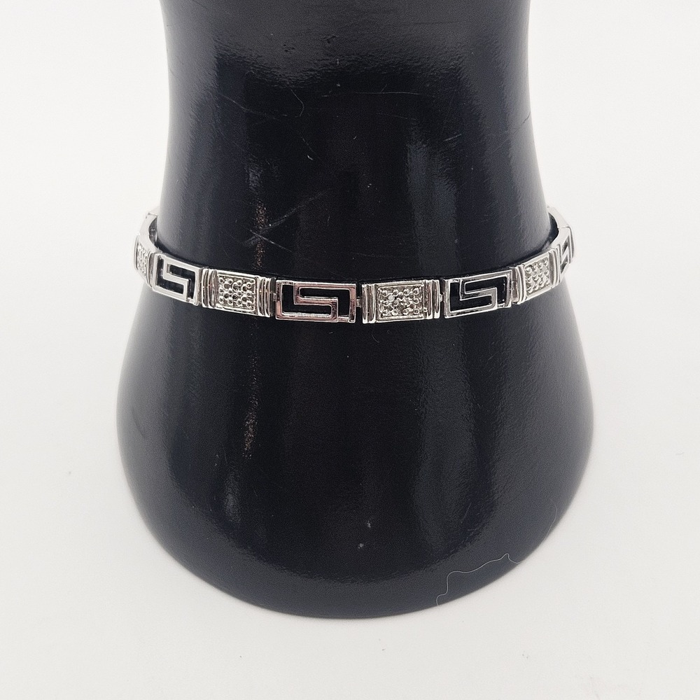 Sterling Silver Link Bracelet 925 7 " 9g